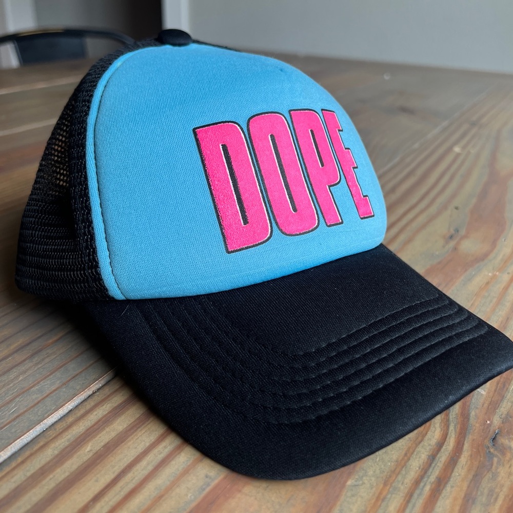 “Dope” Baseball hat - Foam Front Snap Back